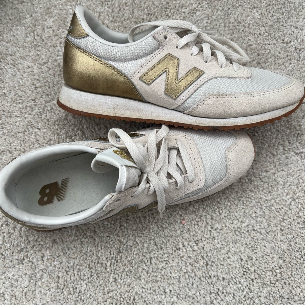 New Balance Gold Athletic Shoes cw620jd2 6.5